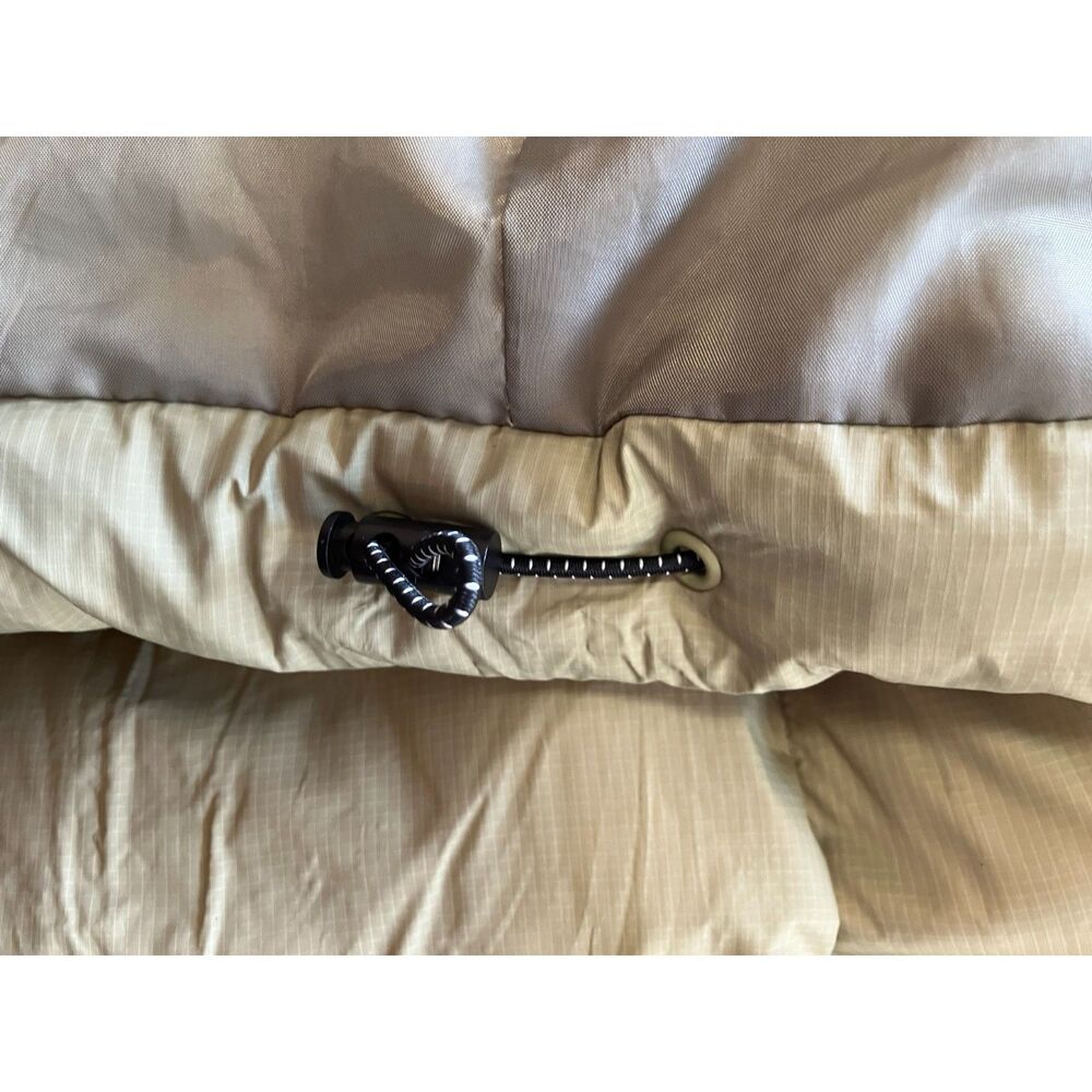 Iets Frans... Golden Sand Puffer Jacket Womens Size Medium Urban Outfitters - Picture 12 of 14